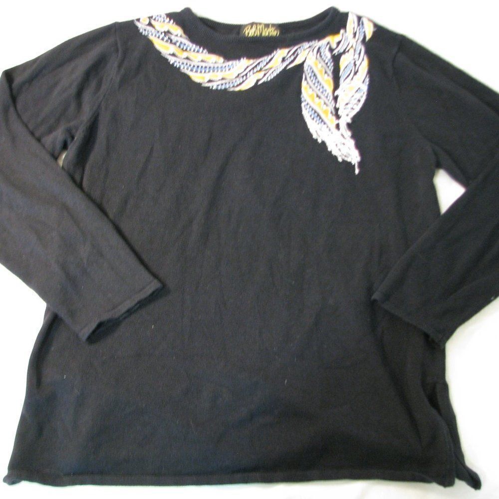 Vintage Bob Mackie Wearable Art Sweater - image 2